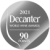 Decanter World Wine Awards 2021 : 90 Pts
