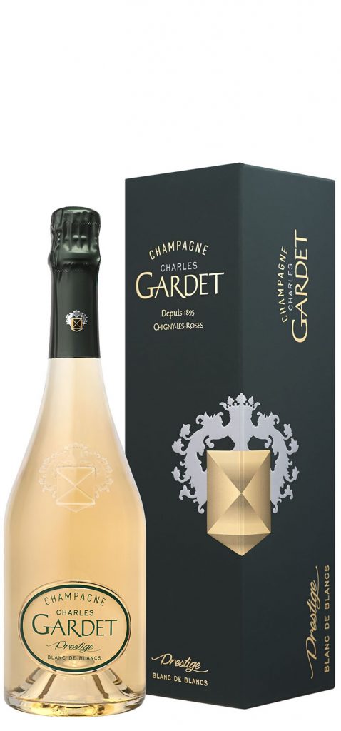 Le Prestige Charles Gardet Blanc de Blancs est un vin composé à 100% de Chardonnay issus de vignobles Premier et Grand Crus de la Côte des Blancs.